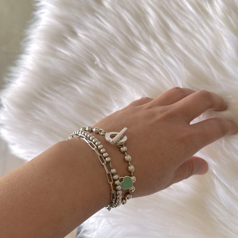 GUCCI Bracelet Bal Chain Sterling Silver 925 - Picture 10 of 12